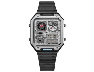 Men's Star Wars Ana-Digis Stainless Steel Bracelet watch, Silver-Tone dial