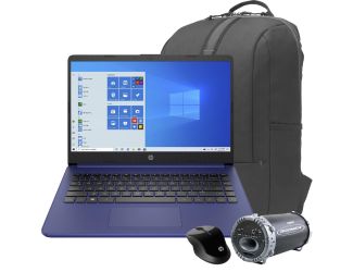 14" Notebook with wireless mouse, backpack, and Bluetooth speaker