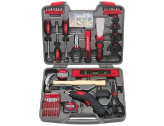 144 Piece Household Tool Kit with 4.8V Cordless Screwdriver