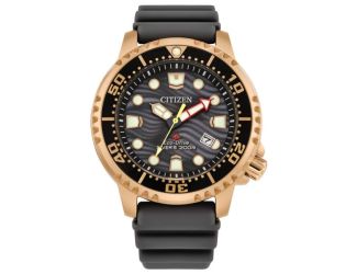 Men's Promaster Dive Gold & Gray Polyurethane Strap Watch Gray Dial