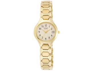 Ladies' Quartz Stainless Steel Gold-tone with Champagne Dial