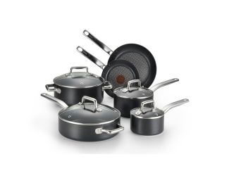 ProGrade 10pc Nonstick Aluminum Cookware Set Black