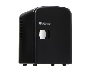 Uber Chill 6 Can Mini Fridge Black