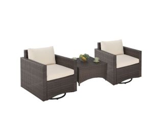 Studio Shine - 2 Swivel Chairs & Coffee Table