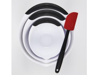 Good Grips 3pc Mixing Bowl Set w/ Black Handles