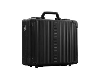 Aleon 15" Business Attache Aluminum Hardside Business Briefcase (Onyx) Black