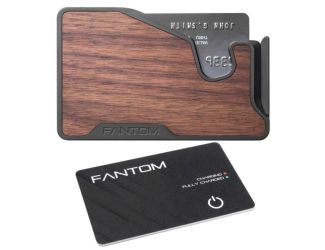 Fantom X Wallet, Slim, Walnut with Always On Tracker Card
