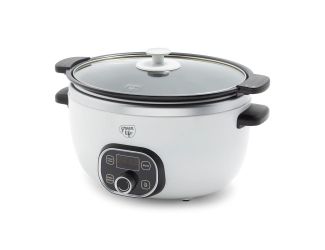 Healthy Cook Duo 6qt Nonstick Slow Cooker White