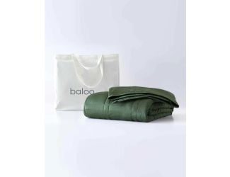 15lb Full/Queen Weighted Blanket-Moss