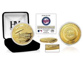 Minnesota Twins "Stadium" Gold Mint Coin