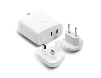 Fast Gan PD 67W Charger w/ 2 USB-C Ports White