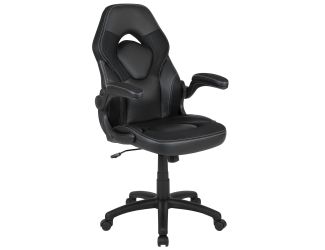 Black/Black X10 Series Ergonomic Racing Style Gaming Chair