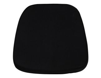 Soft Black Fabric Chiavari Chair Cushion - Chair Accessories