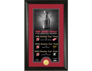 New Jersey Devils "Legacy" Supreme Bronze Coin Panoramic Photo Mint