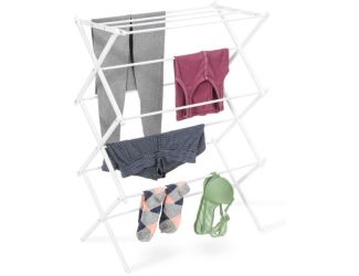 3-Tier Folding Metal Drying Rack