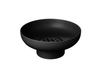 MIYABI Ceramic Vase - Low With Flower Grid