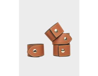 Leather Napkin Ring Set