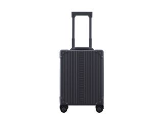 Aleon 20" Vertical Carry-On Aluminum Hardside Luggage or Business Briefcase (Onyx) Black