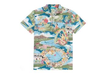 Mens Boat Day Aloha SS Shirt - Lagoon-XL