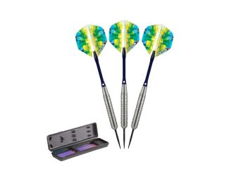 Elkadart Prism Ringed Silver Steel Tip Darts 24 Grams