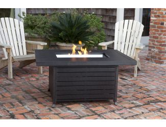 Extruded Aluminum Rectangular LPG Fire Pit