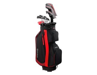 TaylorMade RBZ Complete Set - Steel Shafts - Left Hand/Red/Black/Regular Flex