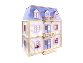 Multi-Level Wood Dollhouse Ages 3+ Years