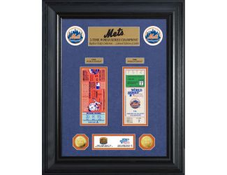 New York Mets World Series Deluxe Gold Coin & Ticket Collection