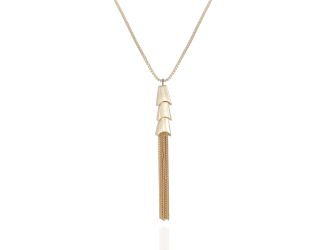 Gold-Tone Tassle Necklace