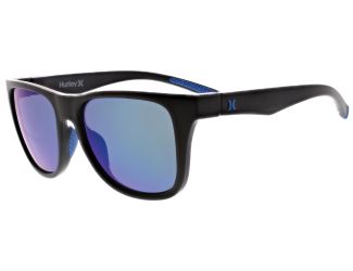 Men's Polarized Fun Time Sunglasses- Matte Black/Green