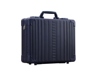 Aleon 15" Business Attache Aluminum Hardside Business Briefcase (Sapphire) Blue