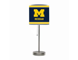 University Of Michigan Chrome Lamp