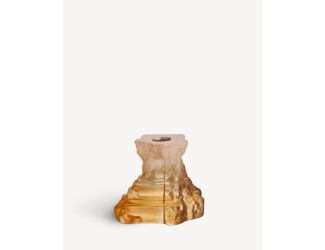 Rocky Baroque Candlestick Amber Haze Small