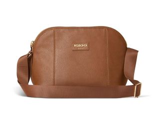 Luxe Crossbody Cooler Bag Cognac