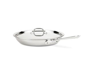 D3 Stainless Steel 12" Fry Pan with Lid