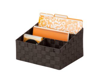 Mail & File Desk Organizer Espresso
