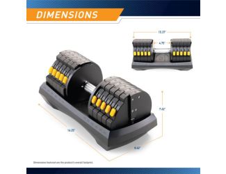6-in-1 Adjustable Dumbbell System