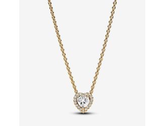 Sparkling Heart Collier Necklace