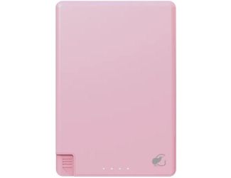 SlimCharge 5000mAh Magnetic PowerBank with Built-In Cables - Rose / USB-C