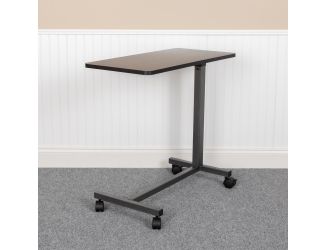 Adjustable Overbed Table with Wheels for Home and Hospital-Rolling Bedside Table