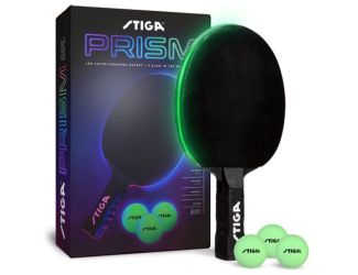 STIGA - Prism LED Color Changing Racket Set
