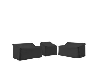 3Pc Outdoor Sectional Furniture Cover Set