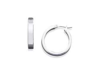 Silver Hoop Earring