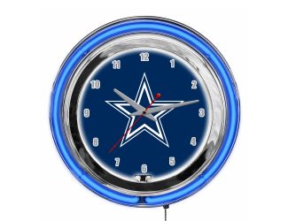 Dallas Cowboys 14" Neon Clock