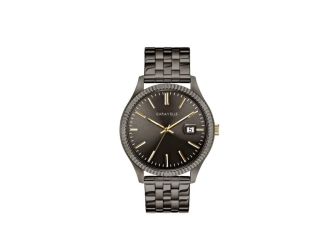 Caravelle Mens Gunmetal Ion Plated Stainless Steel Watch