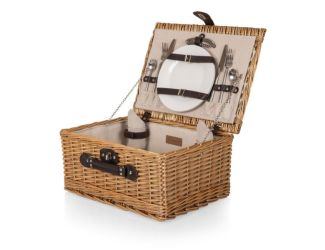Classic Picnic Basket - Beige Canvas
