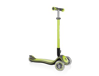 Elite Deluxe Foldable 3-Wheel Youth Scooter Lime Green