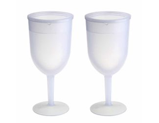 KitchenWorthy Freezer Goblet 2 Pack