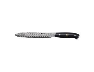 Compass Damascu 5" Serrated Utility Knife