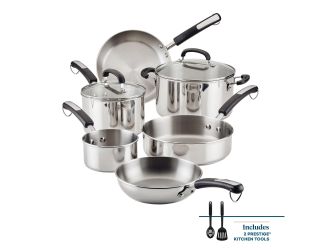 10pc Brilliance Stainless Steel Cookware Set